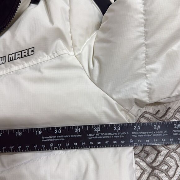 (N4) Andrew Marc Glow in the Dark Quilted Down Jacket Size M Uniset - Picture 11 of 16